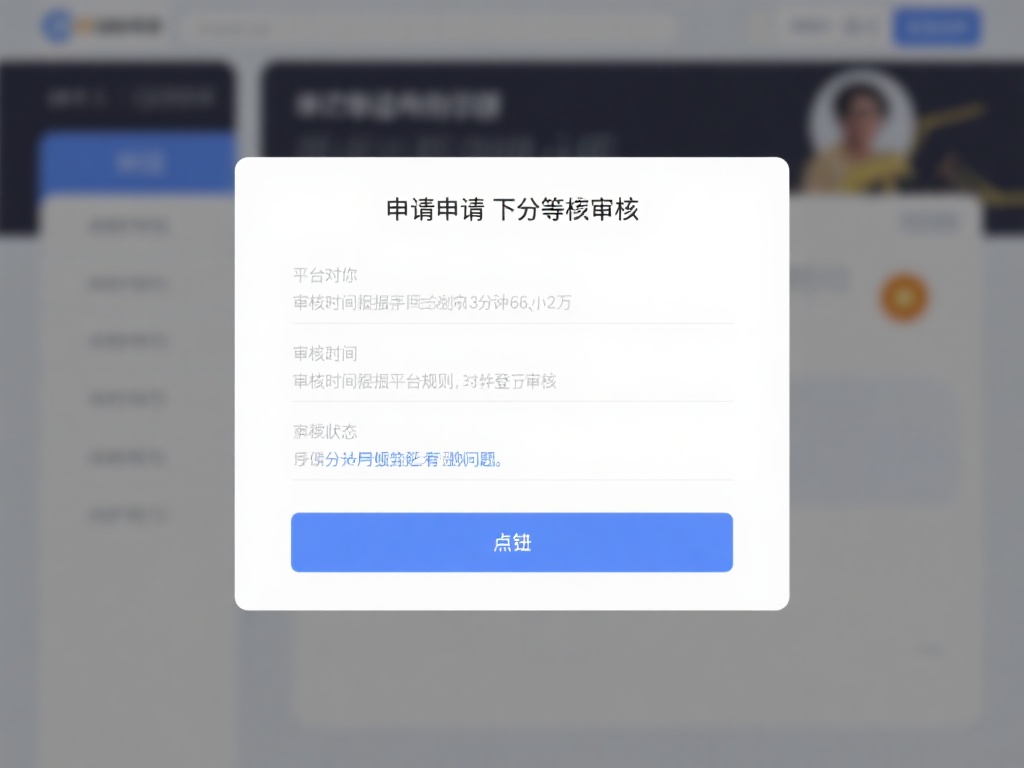 提交申请并等待审核
信息填写完成后，点击提交申请