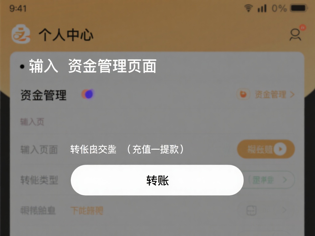 进入资金管理页面：在个人中心找到“资金管理”或“转