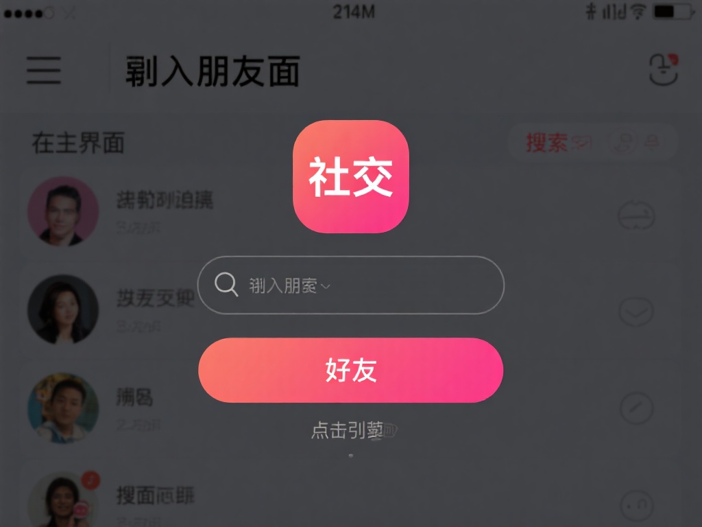 进入好友界面：在主界面中，通常会有一个明显的“社交